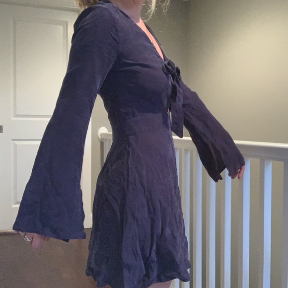 Line & Dot navy mini dress - Picture 5 of 5